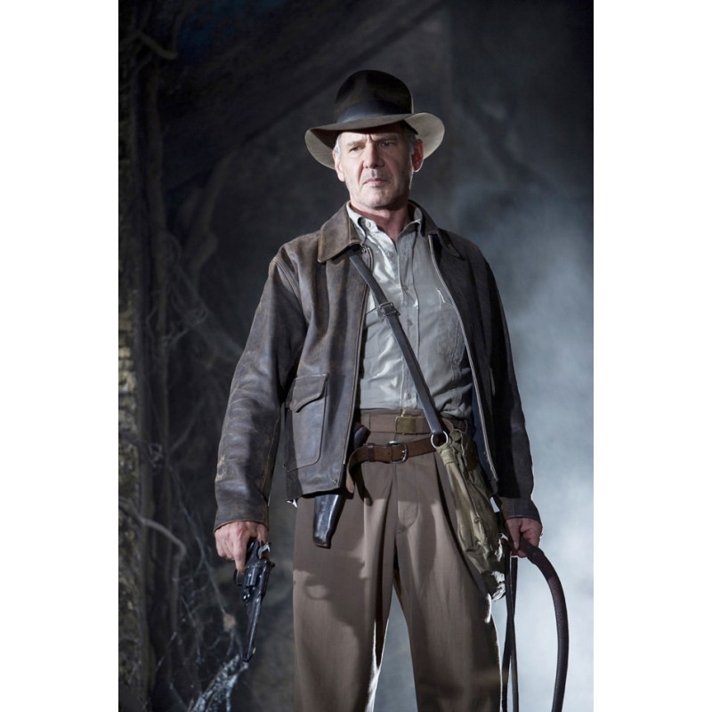 Jaqueta de couro Indiana Jones