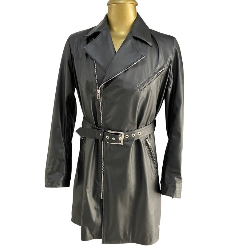 Sobretudo masculino shop de couro