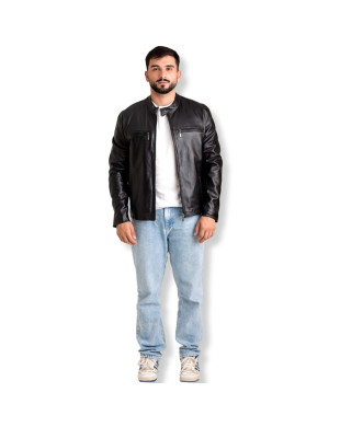 Jaqueta OMK Couro Masculina