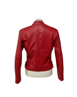 Jaqueta em Pelica Elysee-Vermelho-M