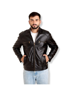 Jaqueta OMK Couro Masculina