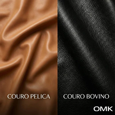 E agora qual eu escolho? Couro bovino ou pelica?