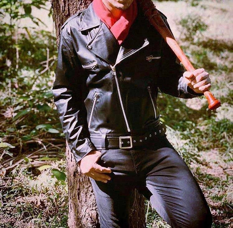 Jaqueta Couro Negan Jeffrey Dean Morgan Jaqueta Negan Twd Negan