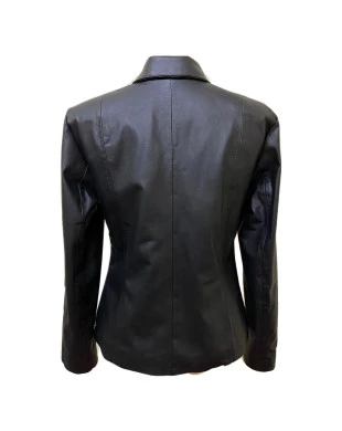 Jaqueta de couro feminina