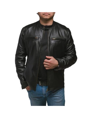 Jaqueta OMK Couro Masculina