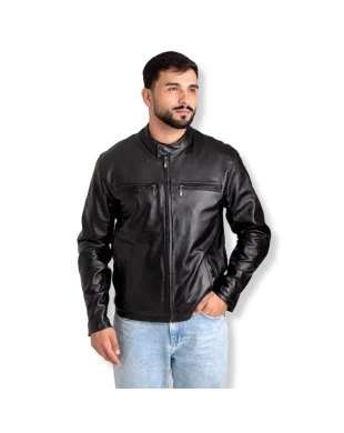 Jaqueta OMK Couro Masculina