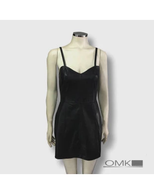 Vestido em couro