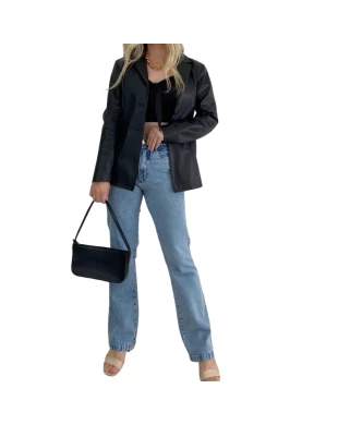 Blazer de couro OMK