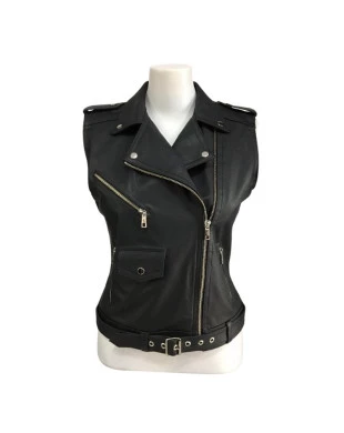 Colete de Couro Feminino ref.362