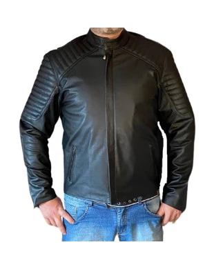 Jaqueta de Couro Motociclista