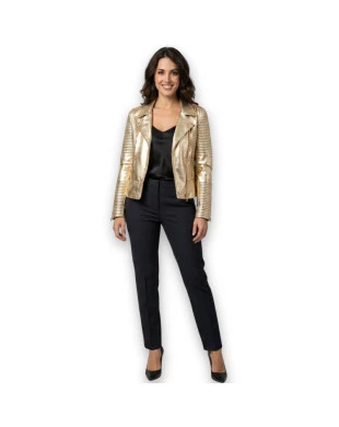 558 jaqueta pelica dourada omk 