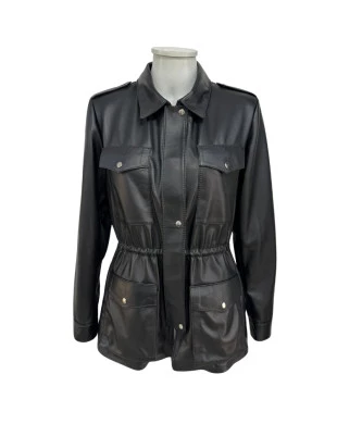 Parka em couro OMK