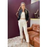 Jaqueta de couro biker feminina