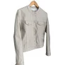 Jaqueta de couro Off whitte REF 933