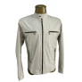 Jaqueta OMK Couro Off White