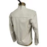 Jaqueta OMK Couro Off White