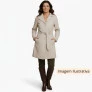 Sobretudo OMK Couro Off White