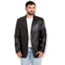 Blazer OMK Couro Slim