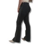 Calça Flare em couro