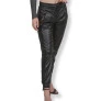 Calça jogger em pelica