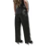 Calça wide leg couro omk