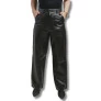 Calça wide leg couro omk