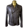 Jaqueta de couro masculina