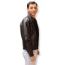 Casaco de Couro Masculino Bomber Ref.920
