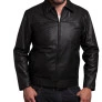 Jaqueta de couro masculina