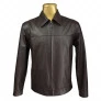 Jaqueta de couro masculina