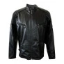 jaqueta de couro masculina omk
