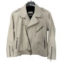 Jaqueta OMK Couro Perfecto Off White