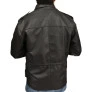 Parka de couro masculina