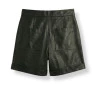 Short estilo alfaiataria preto